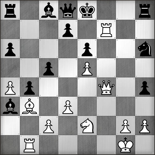 fen r1bqk2r/3p1R2/p3p2n/2p1P3/Pp3Q1p/bB1P4/2P1N1PP/1R4K1 w kq - 2 20